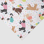 Papier Mousseline Labradoodle / Goldendoodle Anniversaire Party (Détail)