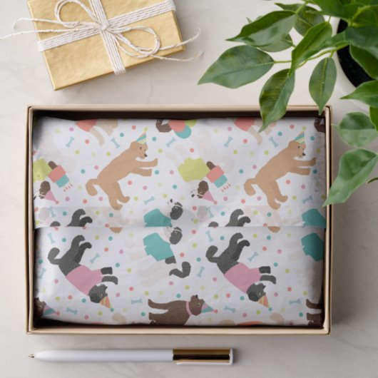 Papier Mousseline Labradoodle / Goldendoodle Anniversaire Party (Cadeau)