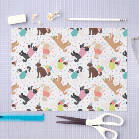 Papier Mousseline Labradoodle / Goldendoodle Anniversaire Party (Artisanat)