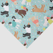 Papier Mousseline Labradoodle / Goldendoodle Anniversaire Party (Détail)