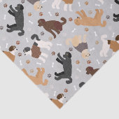 Papier Mousseline Labradoodle / Os et pattes Goldendoodle (Détail)