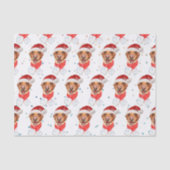 Papier Mousseline Labrador Chien de race Noël (Recto)