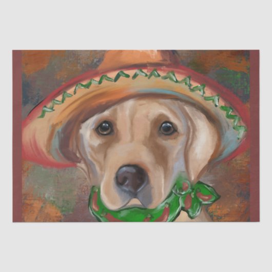 PAPIER MOUSSELINE LABRADOR RETRIEVER (Recto)