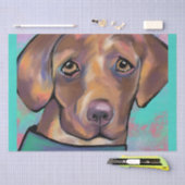 PAPIER MOUSSELINE LABRADOR RETRIEVER            (Artisanat)