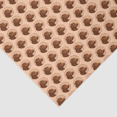 Papier Mousseline Labrador Retriever (Chocolat) Peinture - Chien Art (Détail)