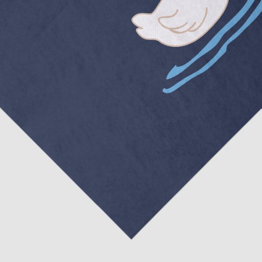 Papier Mousseline Lac Enchanted - Cygne gracieux (Détail)