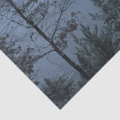 Papier Mousseline Lac tranquille winter (Détail)