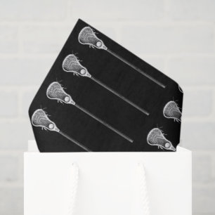 Papier Mousseline Lacrosse Cadeau noir