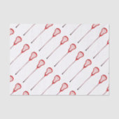 Papier Mousseline Lacrosse Filles  (Recto)