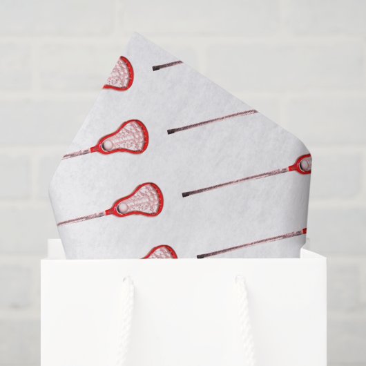 Papier Mousseline Lacrosse Filles  (Sac cadeau)