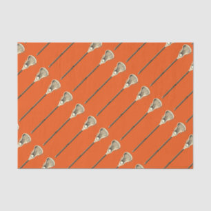 Papier Mousseline Lacrosse Sports Orange