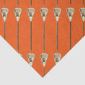 Papier Mousseline Lacrosse Sports Orange (Détail)