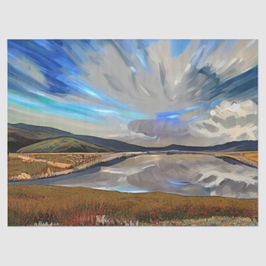 PAPIER MOUSSELINE LACS (Recto)