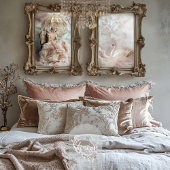 Papier Mousseline Lady avec Parasol Romantique Portrait Art