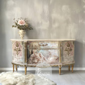 Papier Mousseline Lady avec Parasol Romantique Portrait Art