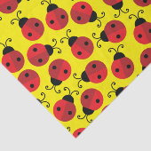 Papier Mousseline Lady Bug Cute 1ère fête d'anniversaire (Détail)