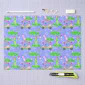 Papier Mousseline Lady Golf Thème Joyeux Anniversaire (Artisanat)