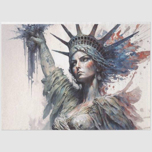 Papier Mousseline Lady Liberty (Recto)