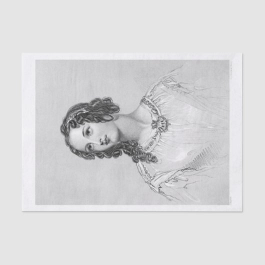 Papier Mousseline Lady Melinda (Recto)