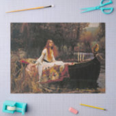 Papier Mousseline Lady of Shalott par John William Waterhouse (Artisanat)