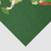 Papier Mousseline LADY ORANGE ET TRÈFLES Saint-Patrick Jour Vert (Détail)