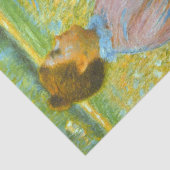 Papier Mousseline Lady Repose dans une prairie verte (Détail)