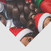 Papier Mousseline Lady Santa Tissue Paper (Détail)