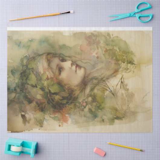 Papier Mousseline Lady Spring (Artisanat)