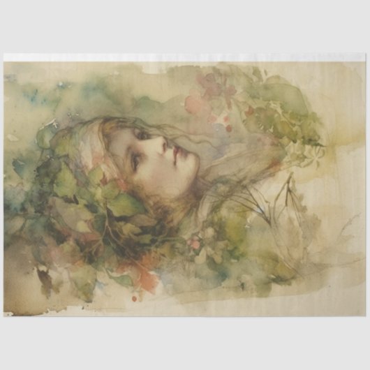 Papier Mousseline Lady Spring (Recto)