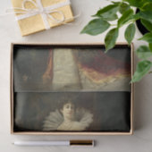Papier Mousseline Lady with Lute de Ferdinand Wagner Jnr. (Cadeau)