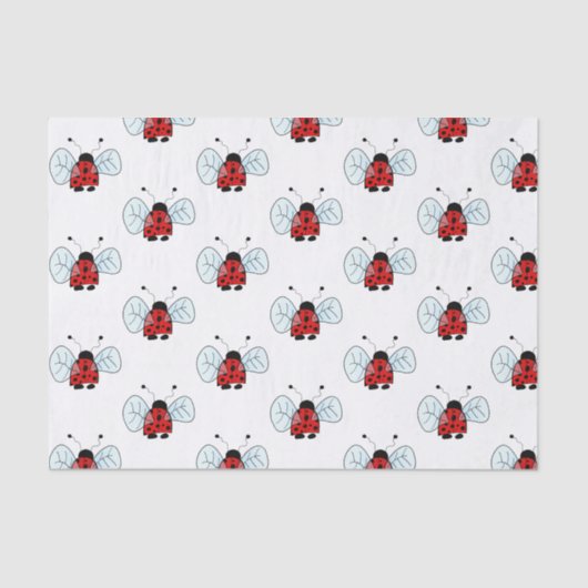 Papier Mousseline Ladybug (Recto)