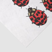 Papier Mousseline Ladybug Red Black Insect Ladybug (Détail)