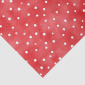 Papier Mousseline Ladybug Red White Dots Birthday (Détail)