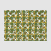 Papier Mousseline Ladybug-Tournesols-Plaid (Recto)