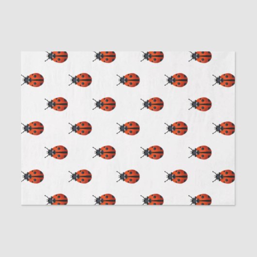 Papier Mousseline Ladybugs (Recto)