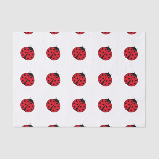Papier Mousseline Ladybugs (Recto)