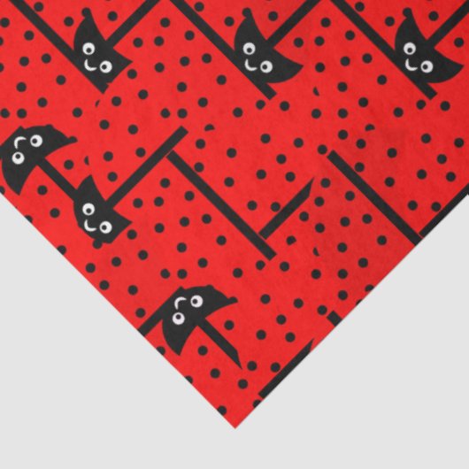 Papier Mousseline Ladybugs s'activent - amusant ladybugs course (Détail)