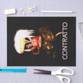 Papier Mousseline L'affiche publicitaire Leonetto Cappiello Contrato (Artisanat)