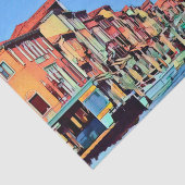 Papier Mousseline Lagon vénitien - MURANO - vue (Détail)