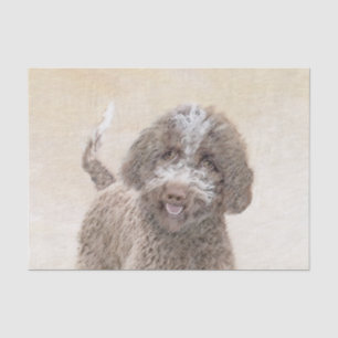 Papier Mousseline Lagotto Romagnolo Peinture - Cute Original Chien A