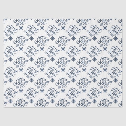 Papier Mousseline Laisse-le neiger (Recto)
