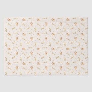 Papier Mousseline Laisser l'aventure commencer petit bébé Baby showe