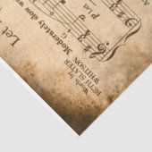 Papier Mousseline Laissez-Moi Vous Appeler Chérie Musique Découpage (Détail)