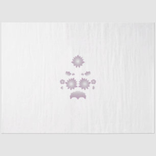 Papier Mousseline Lait blanc classique Rose décoratif