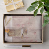 Papier Mousseline Lait rustique peut style rustique sur bois (Cadeau)