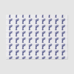 Papier Mousseline Lamantin émergeant de l'eau dessin