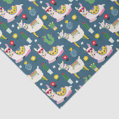 Papier Mousseline Lamas dans le motif de lunettes de soleil (Détail)