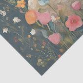 Papier Mousseline Lambe de bébé lunaire dans le jardin fleuri (Détail)