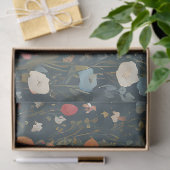 Papier Mousseline Lambe de bébé lunaire dans le jardin fleuri (Cadeau)