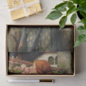 Papier Mousseline L'âme du Rose par John William Waterhouse (Cadeau)